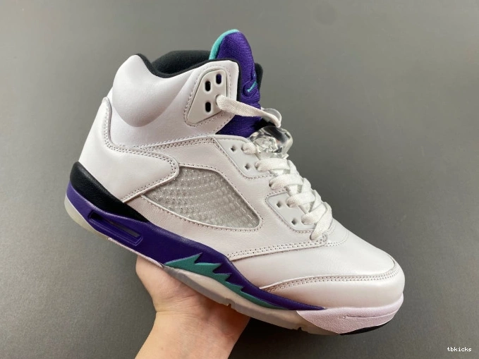 Rep TBK (2013) Jordan Grape 136027-108 Air Retro 5 0814